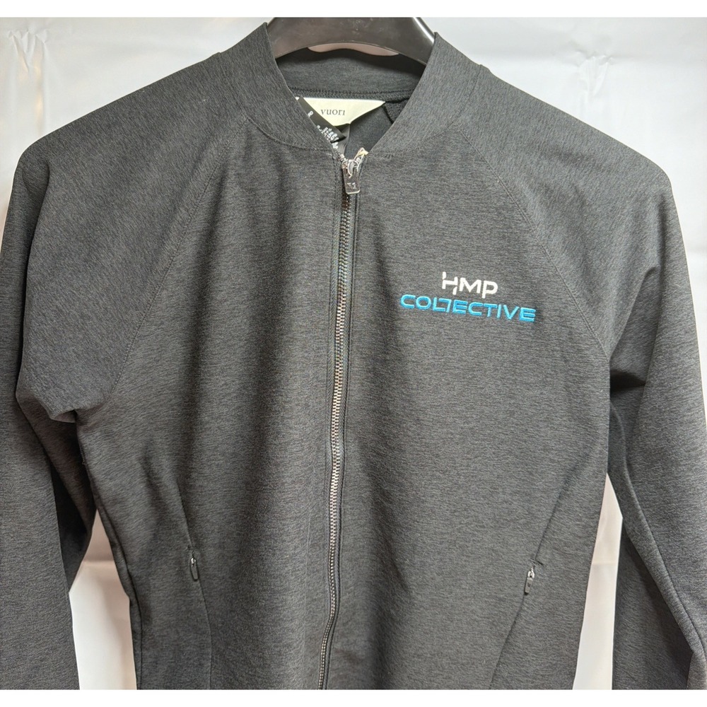 NWT Vuori‎ Women's Elevation Track Jacket Black Heather S Small VW5015